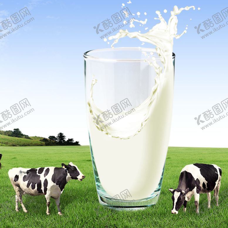 编号：76345010120402540785【酷图网】源文件下载-牛奶