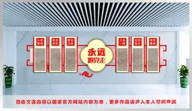 党建文化墙员会议室政务社区模板