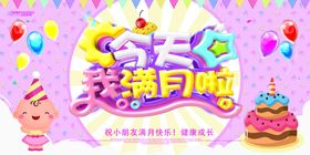 满月宴展板