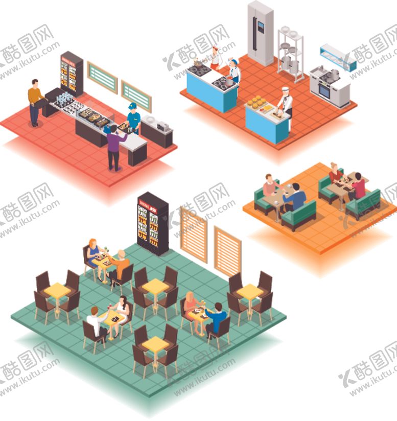 编号：97314010171601331263【酷图网】源文件下载-工业科技生产场景插画