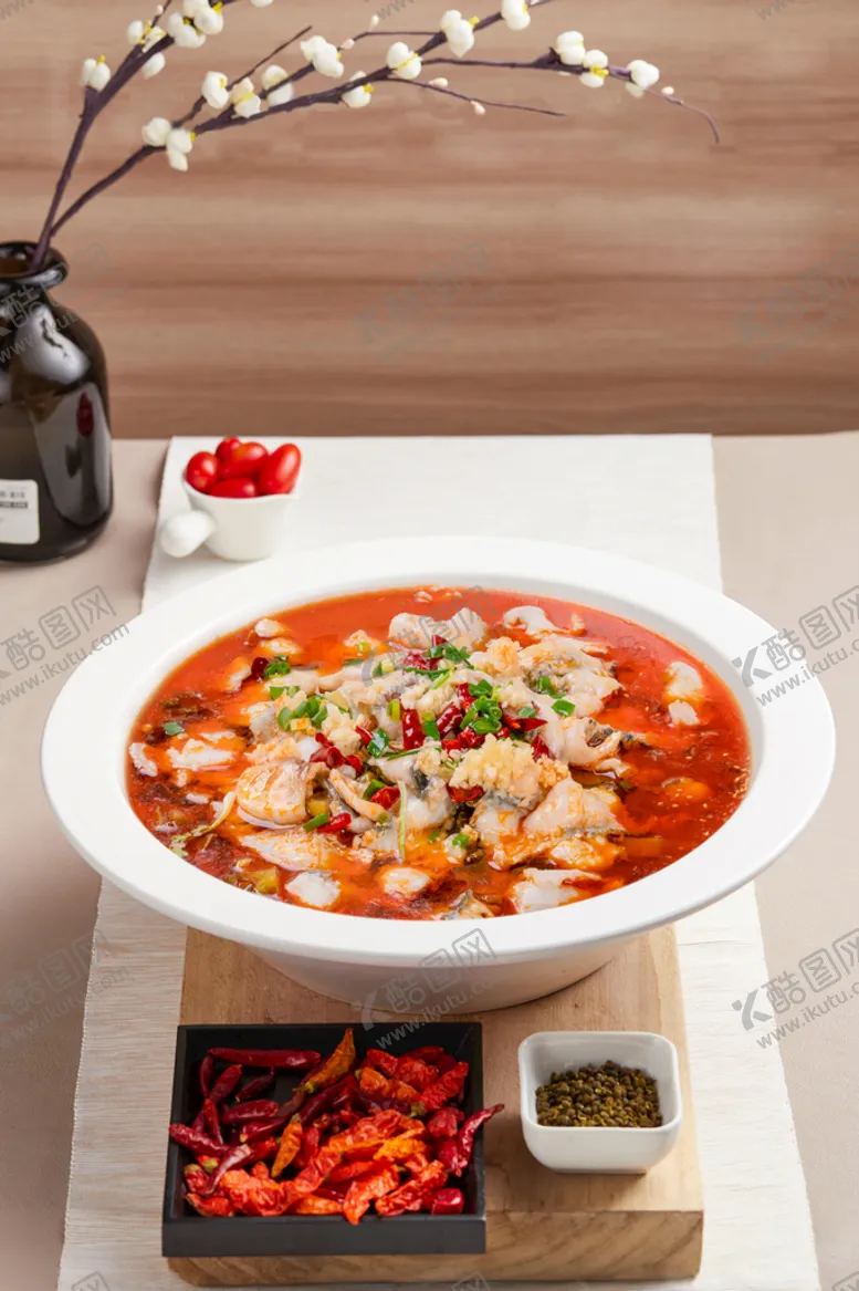 编号：95143209151922379512【酷图网】源文件下载-酸辣鱼美食滋补