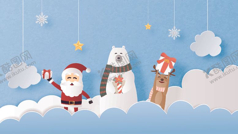 编号：71925710051015417273【酷图网】源文件下载-卡通圣诞节