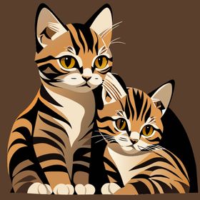 小猫EPS矢量图矢量野生动物