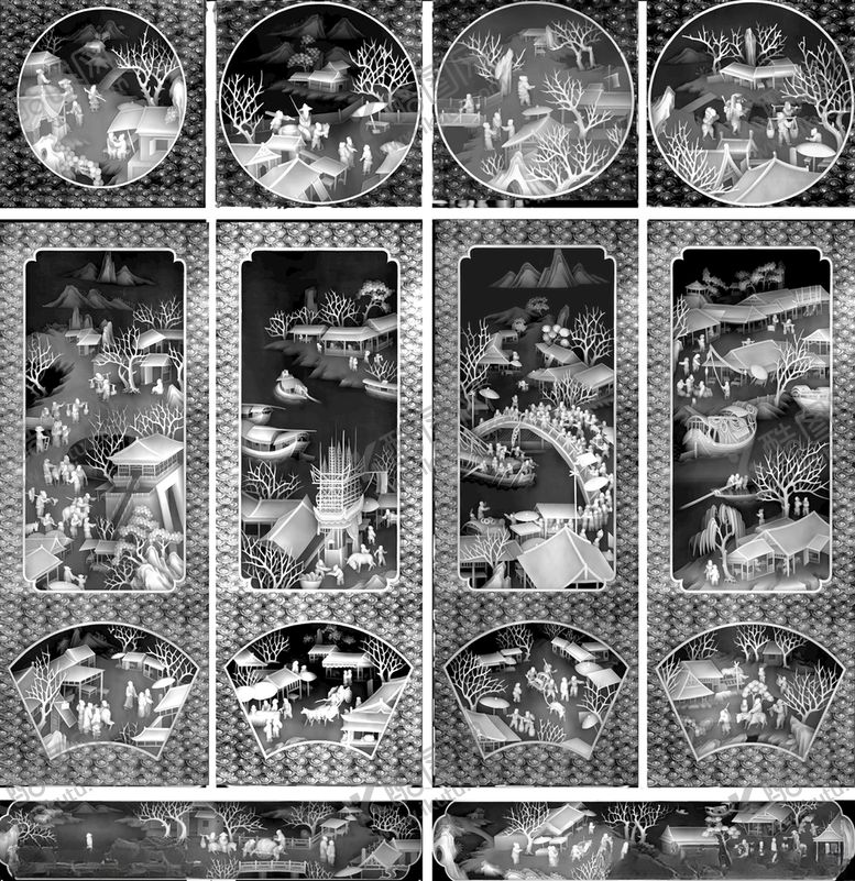 编号：70080010211406243463【酷图网】源文件下载-精雕图浮雕图灰度图黑白图