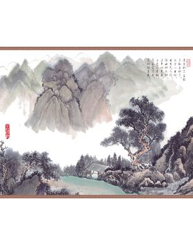 水墨山水素材