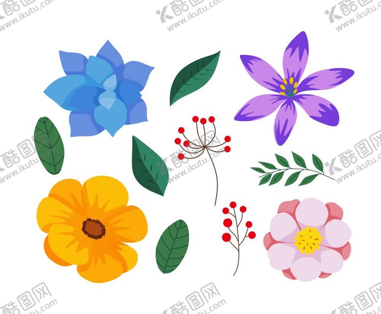 编号：45631312050110506050【酷图网】源文件下载-卡通花