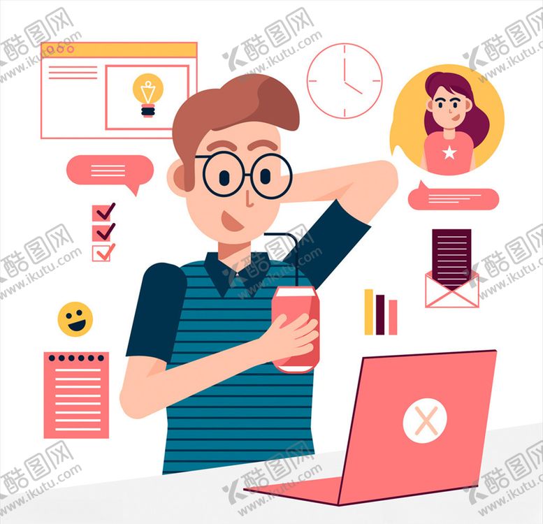 编号：20226106290959153471【酷图网】源文件下载-电脑视频男子