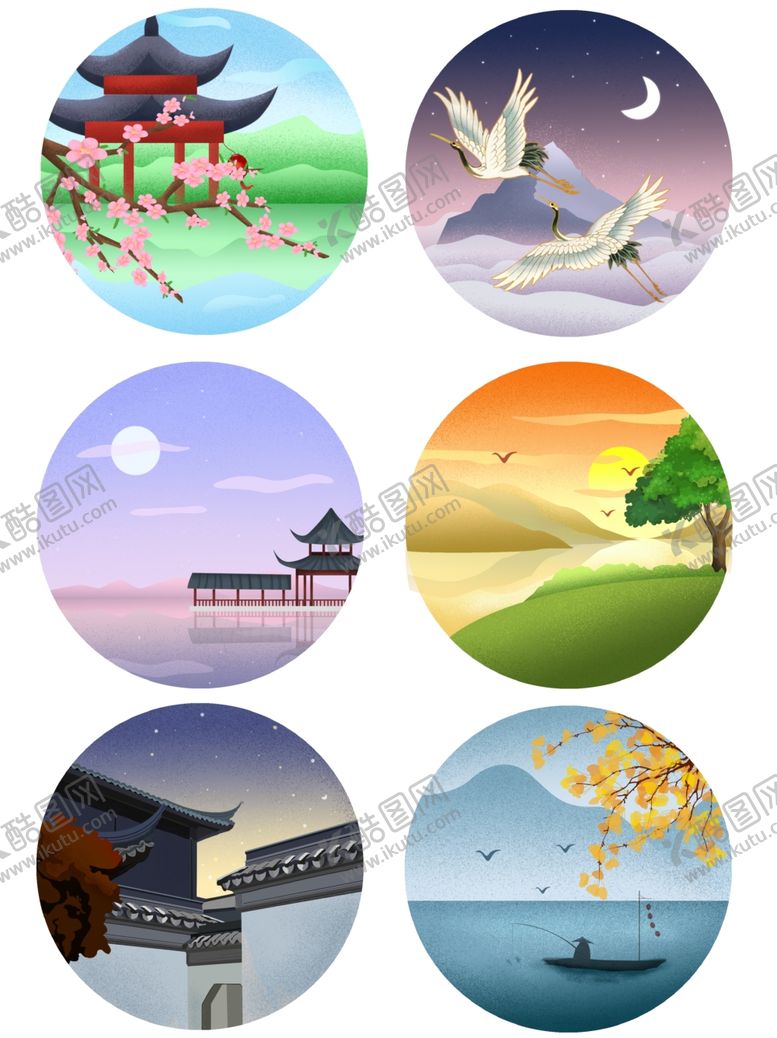 编号：84813805122220338740【酷图网】源文件下载-江南风景图
