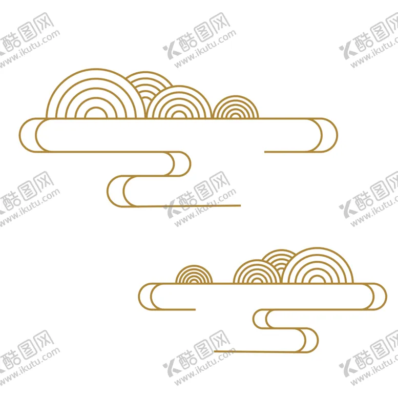 编号：28648405081515061242【酷图网】源文件下载-背景素材国潮山水祥云水墨