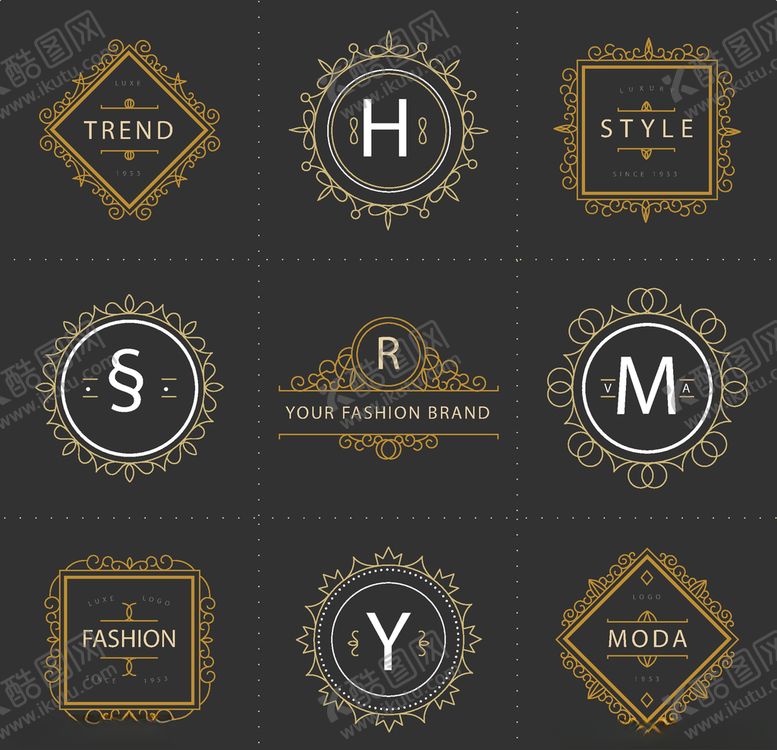 编号：51454509250404195844【酷图网】源文件下载-欧式花纹边框