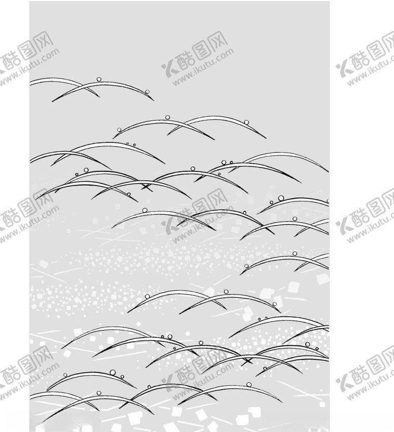 编号：40771109241121535228【酷图网】源文件下载-日本线描植物花卉矢量素材