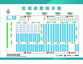 逃生布局图