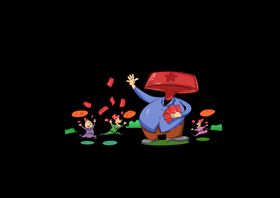 防腐公益宣传插画卡通海报素材