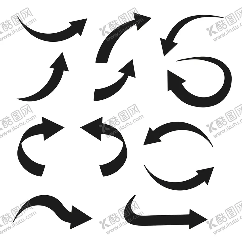 编号：90715610021032542106【酷图网】源文件下载-箭头矢量