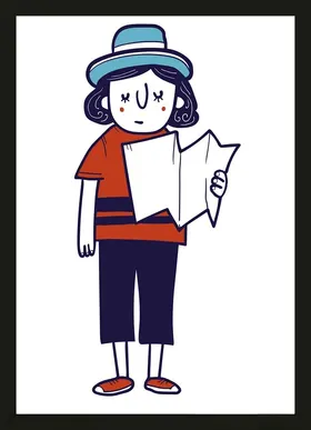 手绘卡通女孩动画动画