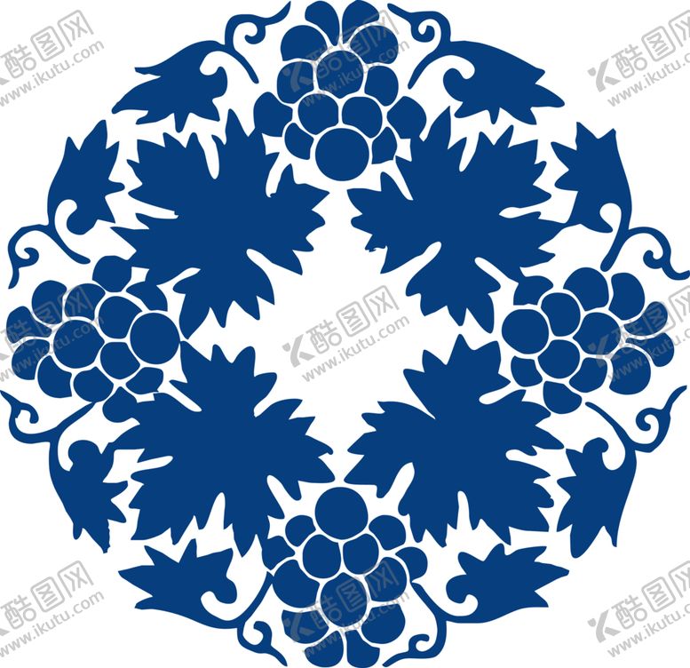 编号：21292605051835485092【酷图网】源文件下载-青花瓷图案