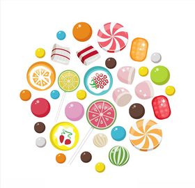 糖果鱼矢量图