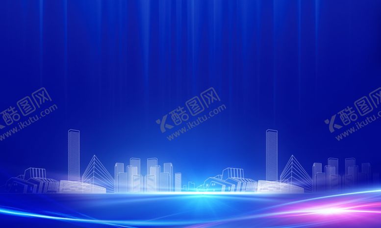 编号：79728606300600561813【酷图网】源文件下载-蓝色背景