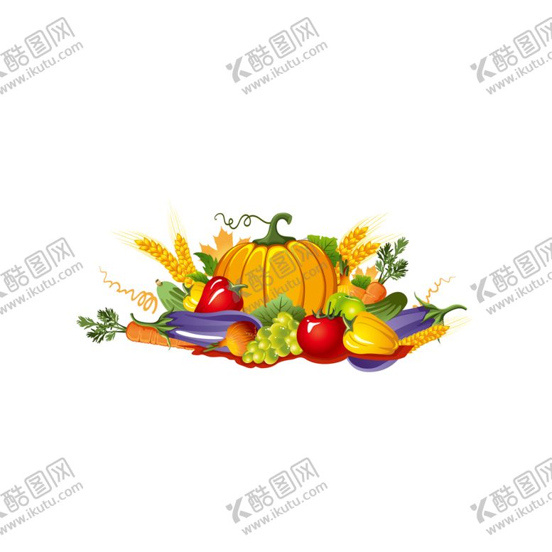 编号：88730609261243467051【酷图网】源文件下载-水果蔬菜组合