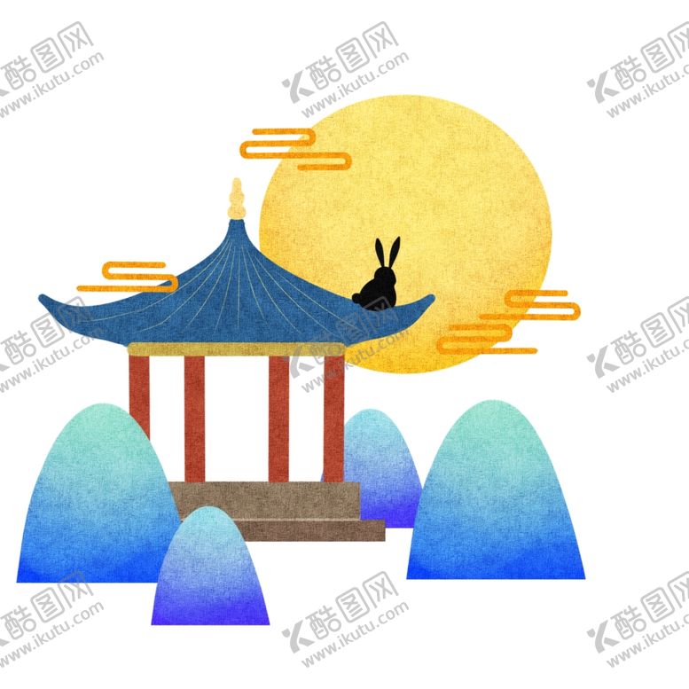 编号：39330909222315451345【酷图网】源文件下载-中秋节日月圆活动背景素材