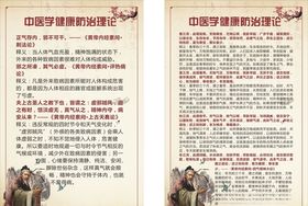 中医学健康防治理论