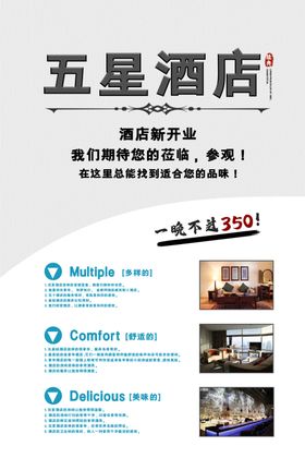 民宿海报