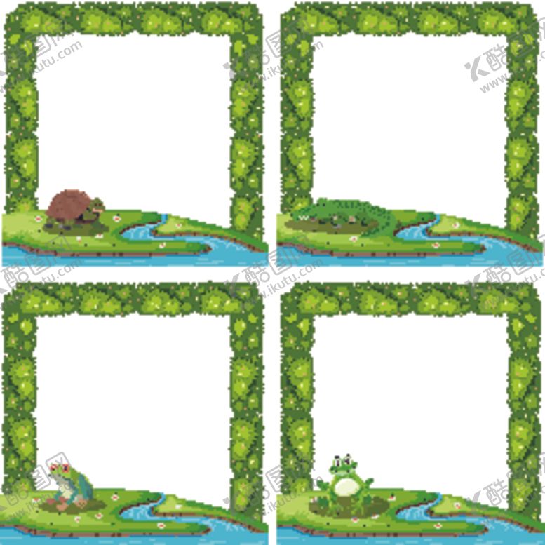 编号：95404910120646543675【酷图网】源文件下载-卡通动物和文本框