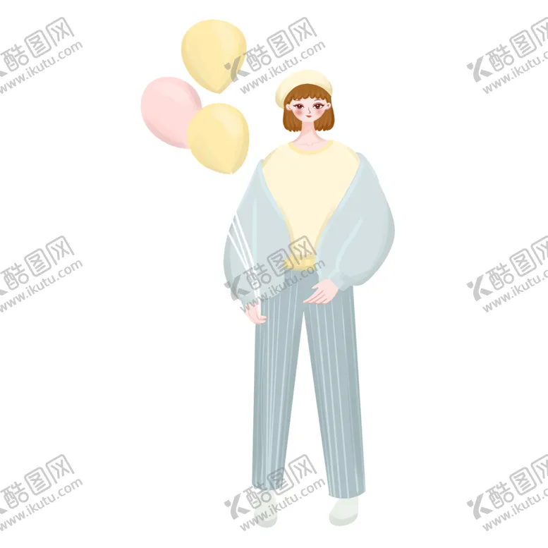 编号：65611602101505157581【酷图网】源文件下载-手绘卡通简约38女生节