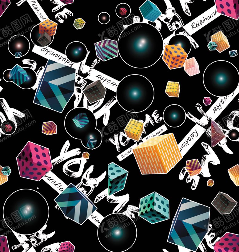 编号：66463110050615405489【酷图网】源文件下载-链条豹纹设计大牌图案