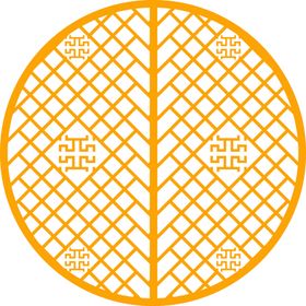 中式雕花边框