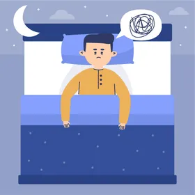 失眠精神压力睡不足睡质量差