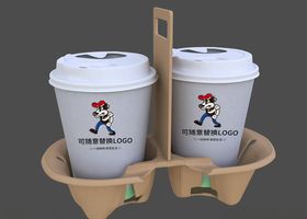 咖啡杯外带样机