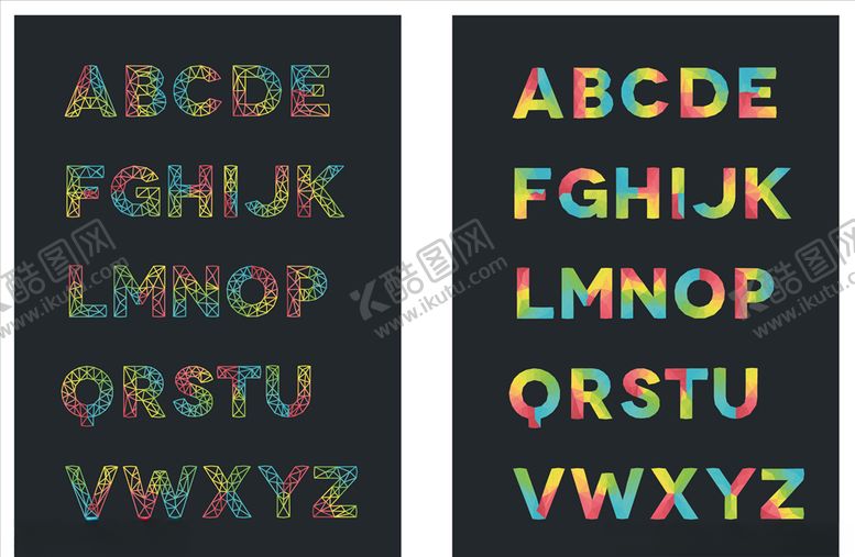 编号：29656810310520311611【酷图网】源文件下载-卡通字母