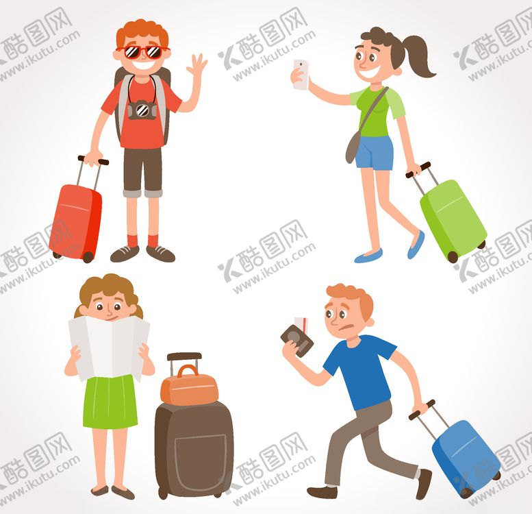 编号：34026406171224333175【酷图网】源文件下载-旅客游客