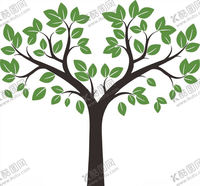 编号：57078309121354436941【酷图网】源文件下载-矢量大树