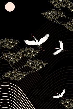 新中式底纹背景