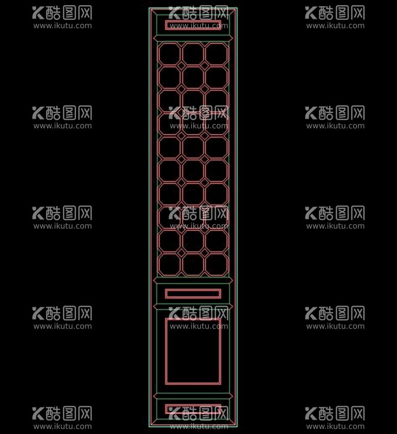 编号：47944012022010119281【酷图网】源文件下载-中式门窗