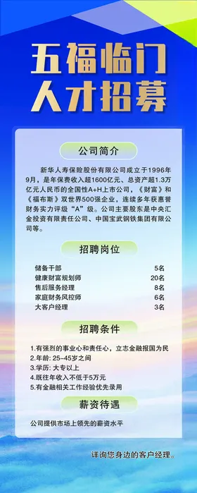招聘海报