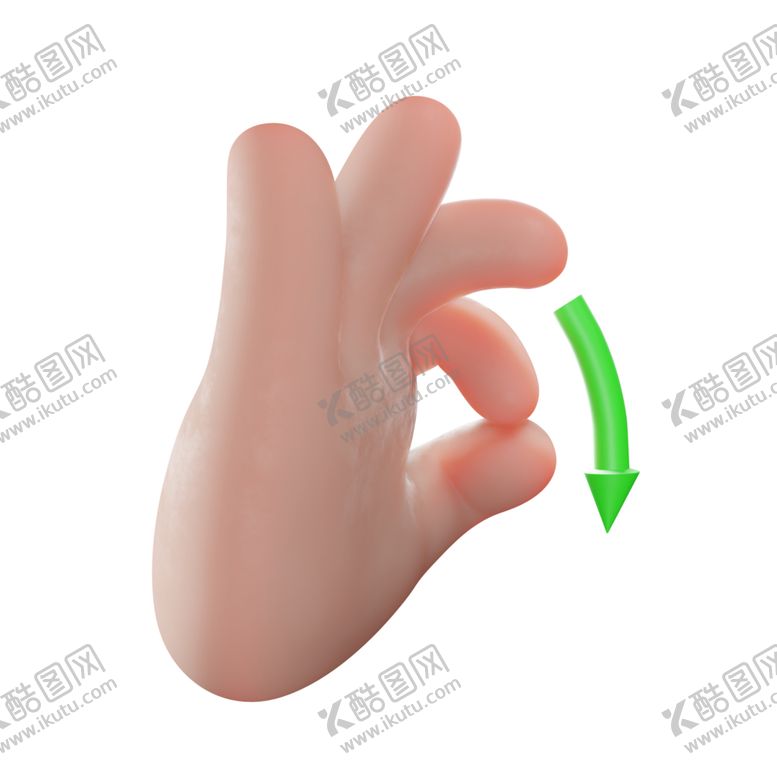 编号：44499912182023067405【酷图网】源文件下载-立体卡通手势