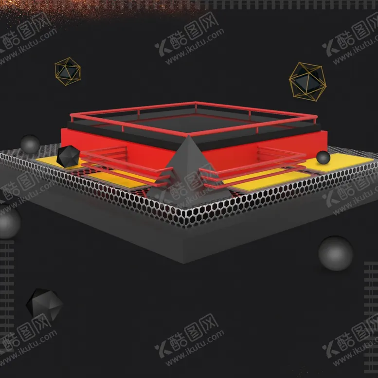 编号：83304906301600021808【酷图网】源文件下载-电商立体场景