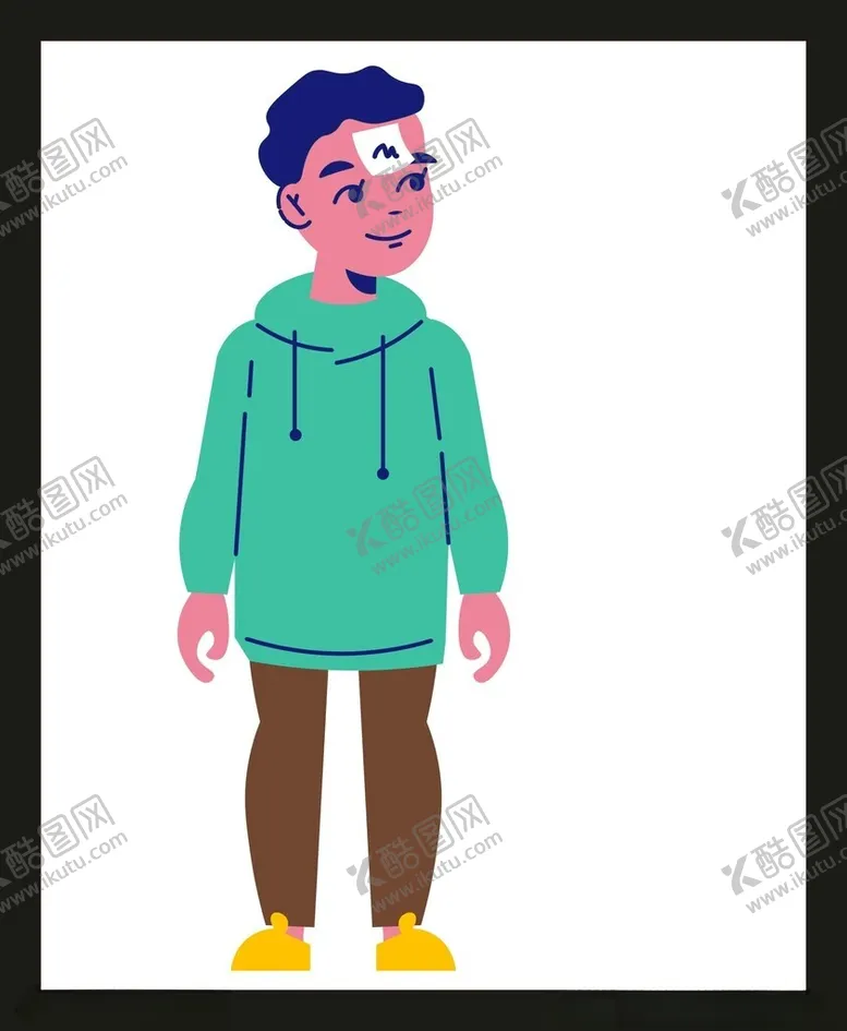编号：61168302181630171703【酷图网】源文件下载-手绘儿童男孩