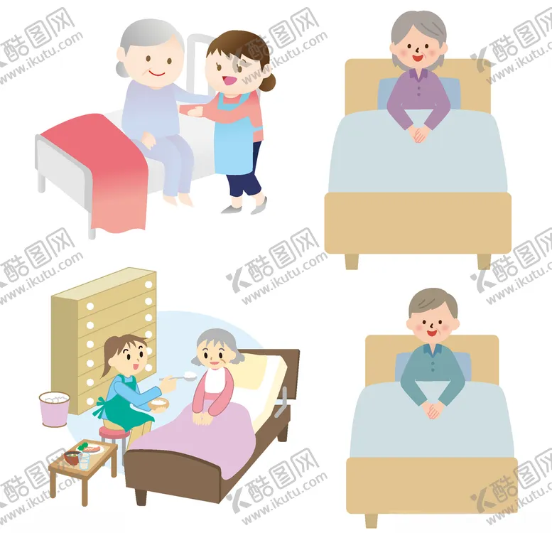 编号：72505006271900017453【酷图网】源文件下载-护理老人