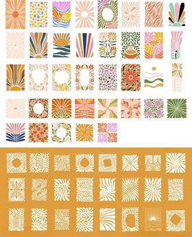 多彩几何图案设计素材集