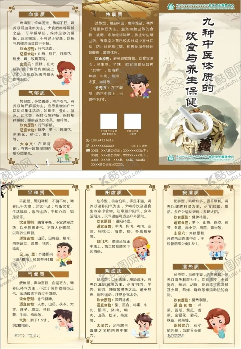 编号：23806502160820159755【酷图网】源文件下载-九种中医体质的饮食与养生保健