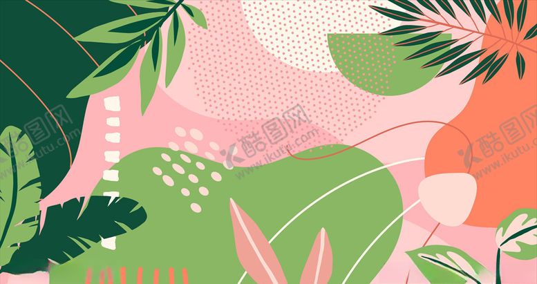 编号：92718110112217123034【酷图网】源文件下载-树叶背景