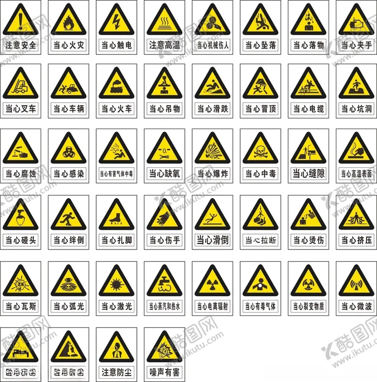 编号：82388602150740114390【酷图网】源文件下载-警示标识