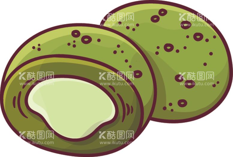 编号：70438503191642323695【酷图网】源文件下载-抹茶甜点