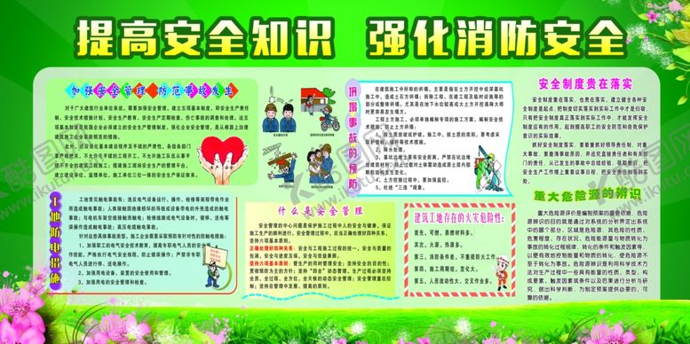 编号：14951007040558593150【酷图网】源文件下载-消防安全公益活动宣传海报素材