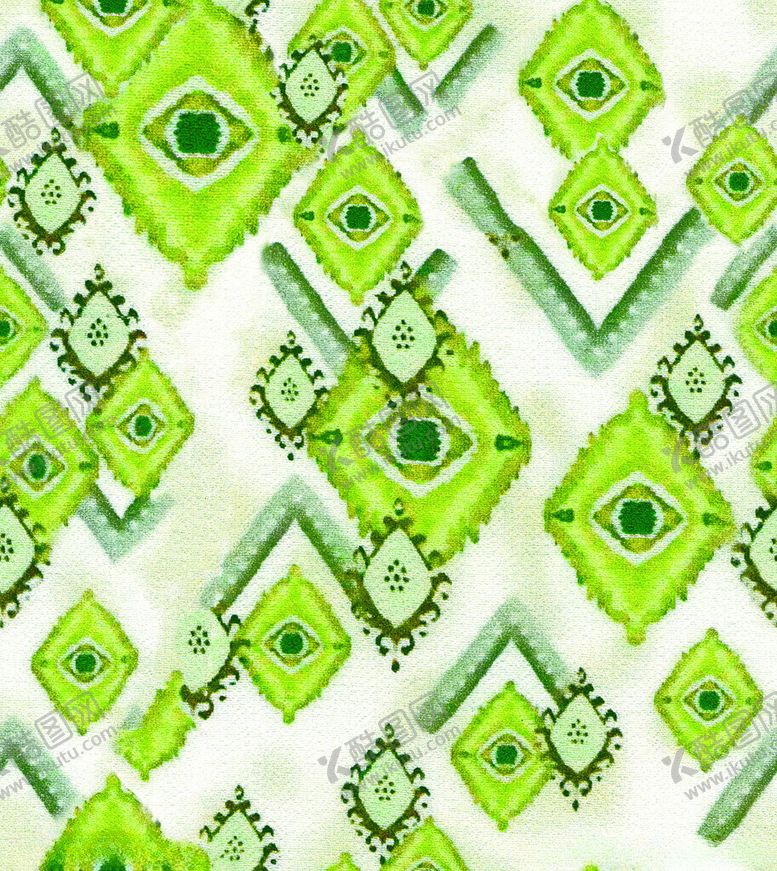 编号：46520211212122221113【酷图网】源文件下载-绿色几何图案抽象艺术纹理