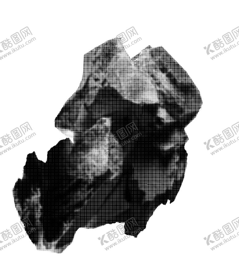 编号：30078910201231519170【酷图网】源文件下载-石头假山水墨素材古风